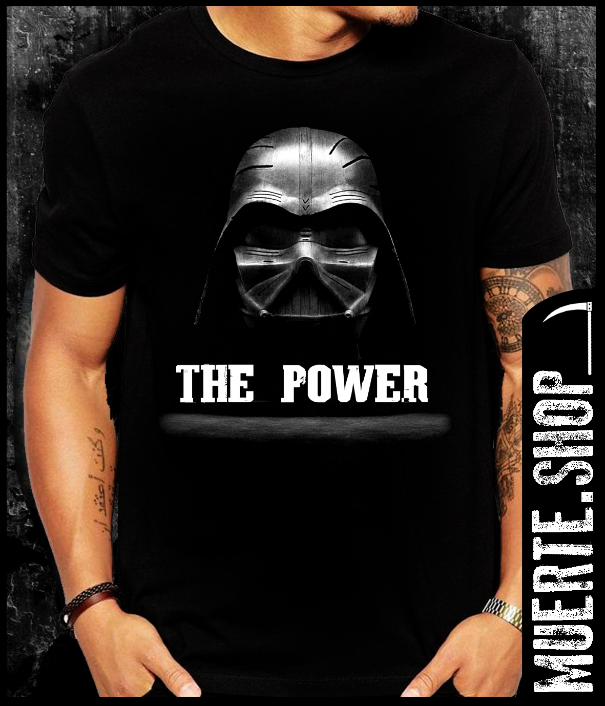 Черна тениска THE POWER DARTH VADER Черна тениска THE POWER DARTH VADER